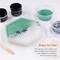 Epoxy Resin and Hardener 16 oz Kit, Crystal Clear, Glossy, UV Resistant, for DIY Art Crafts, Cast Coating Wood, Easy Cast Resin, Molds with 4pcs Sticks, 2pcs Graduated Cups, 4 Pairs Gloves